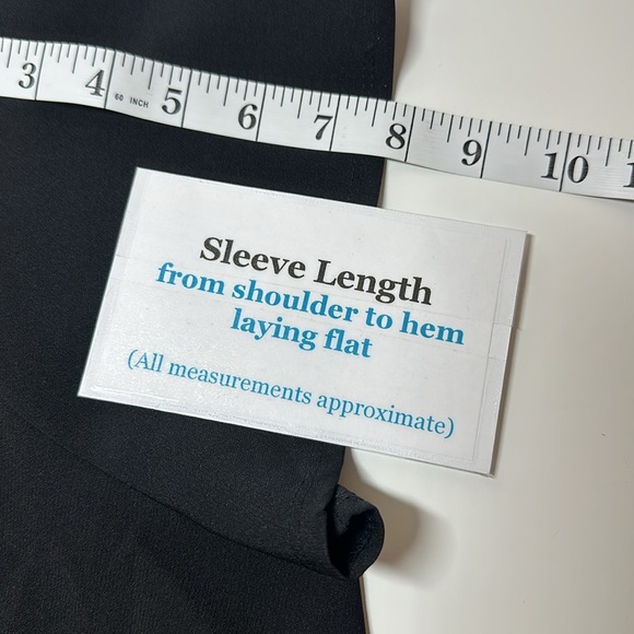 Lane Bryant Lena Top Short Sleeve Black Size 18 New With Tags - Picture 14 of 16